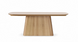 MD Elegant Solid Timber Base Natural Stone Top 2.1 Meter Dining Table