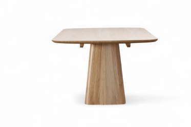 MD Elegant Solid Timber Base Natural Stone Top 2.1 Meter Dining Table