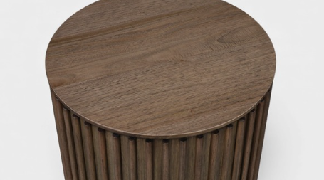 MD Hobart Solid Timber Round Lamp Table
