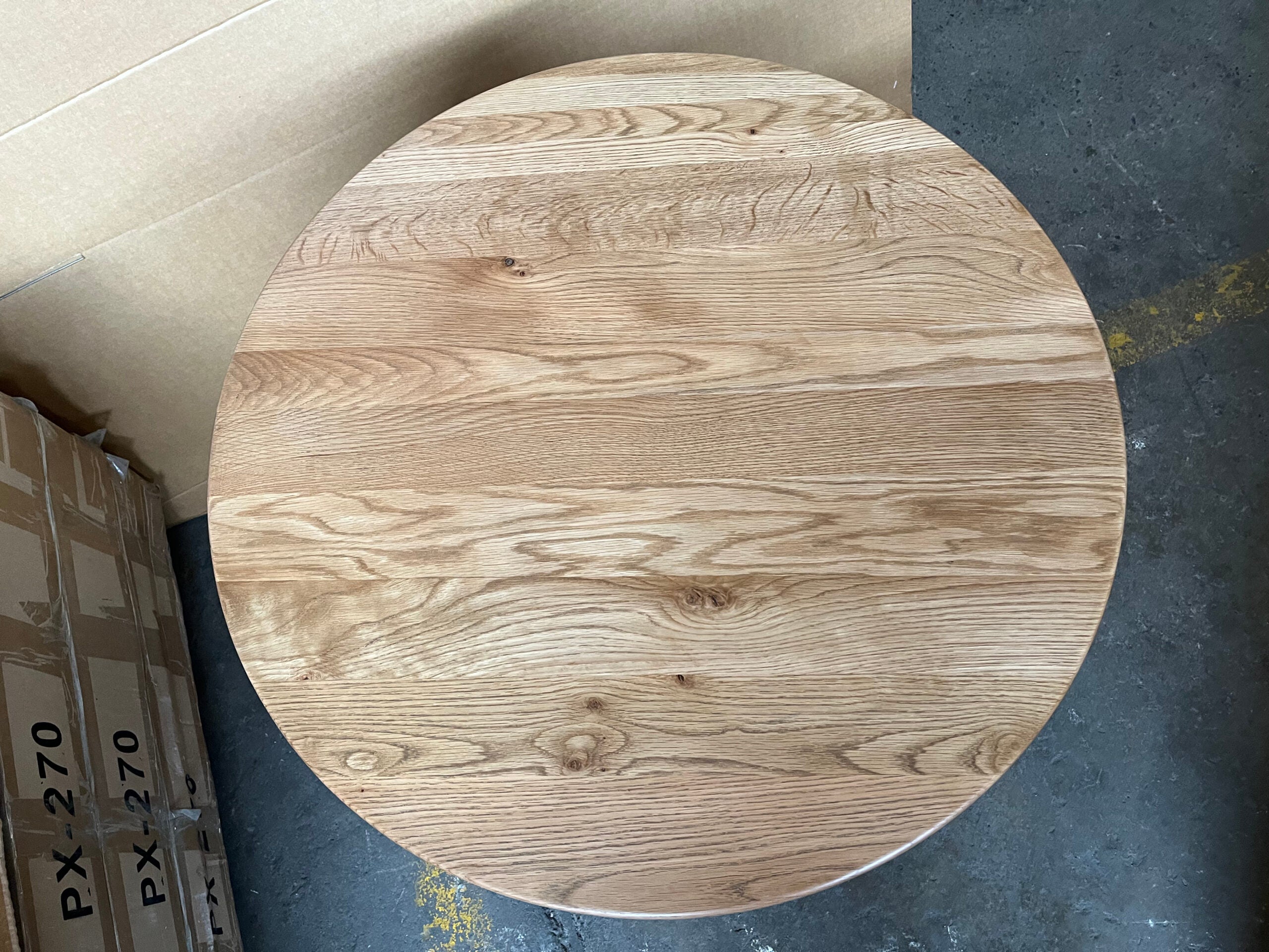MF Oak Timber Round Dining Table