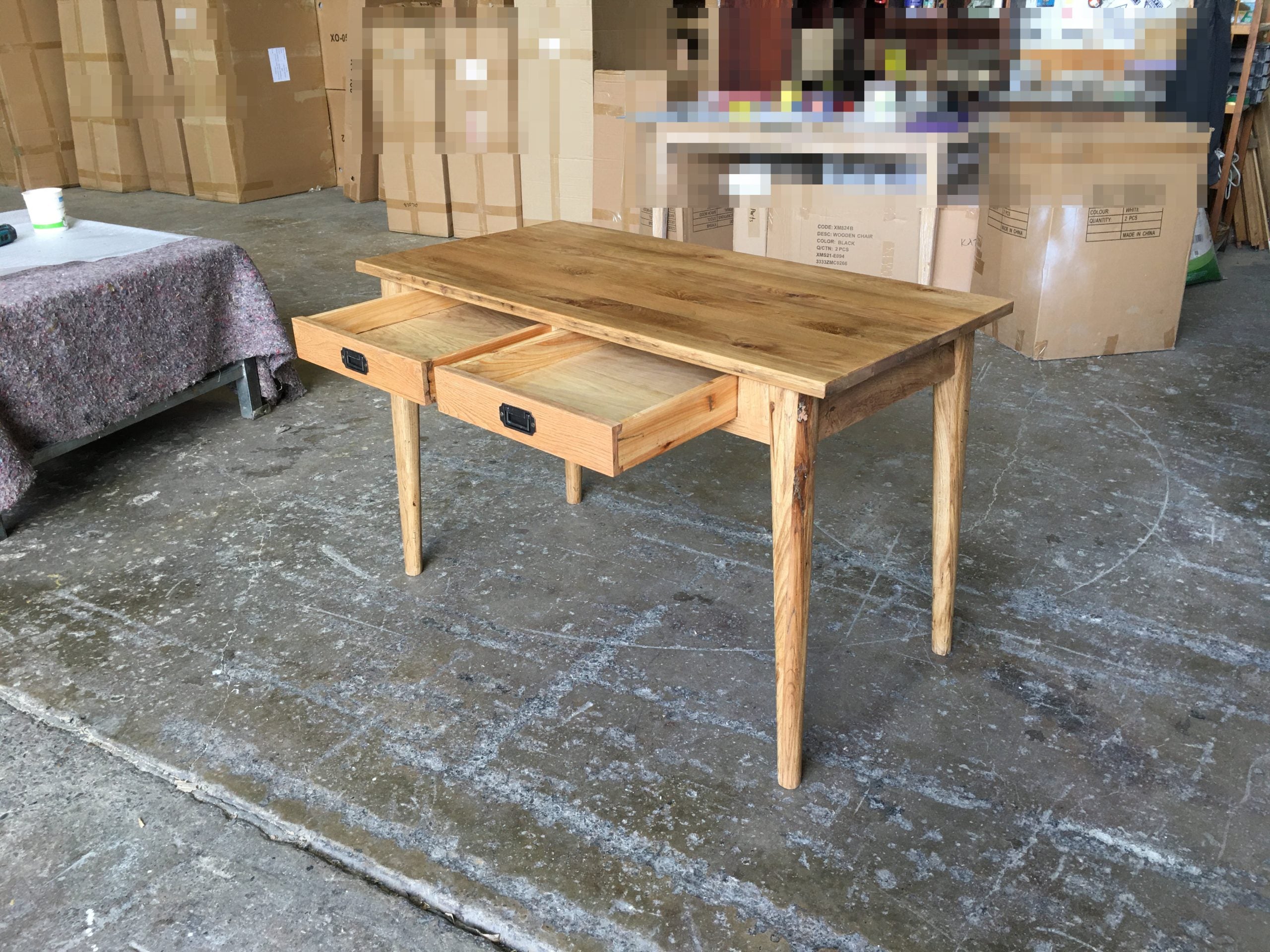MF Tiffany Solid Timber 2 Drawer Console Table or Desk