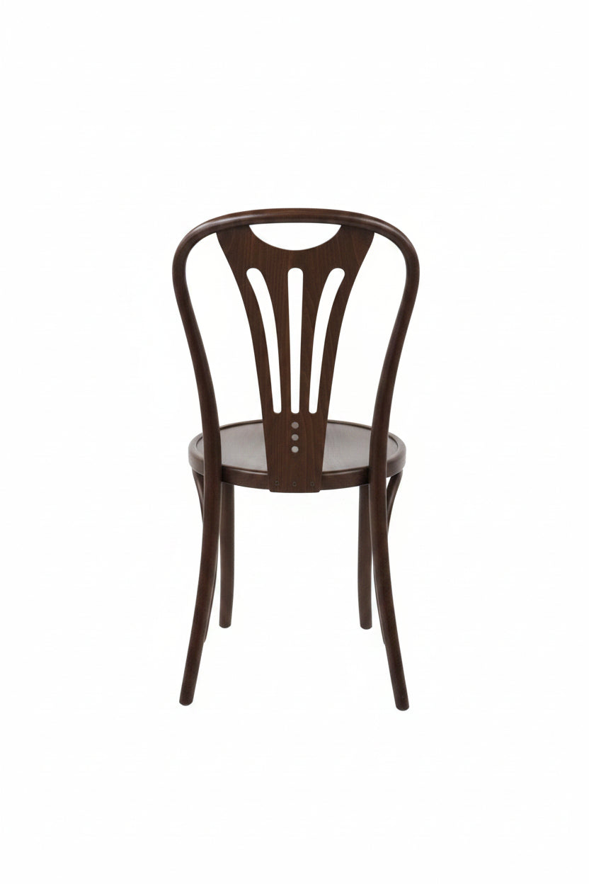 MF Bentwood Solid Timber Fan Blade Design Dining Chair