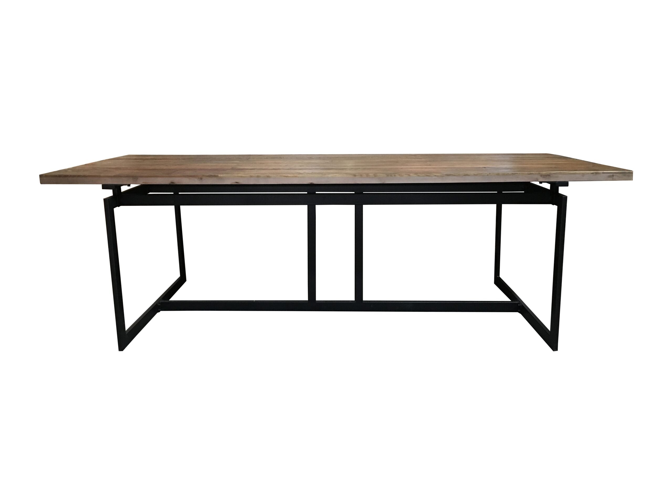 MF Torano Recycled Timber Top Metal Framed Dining Table