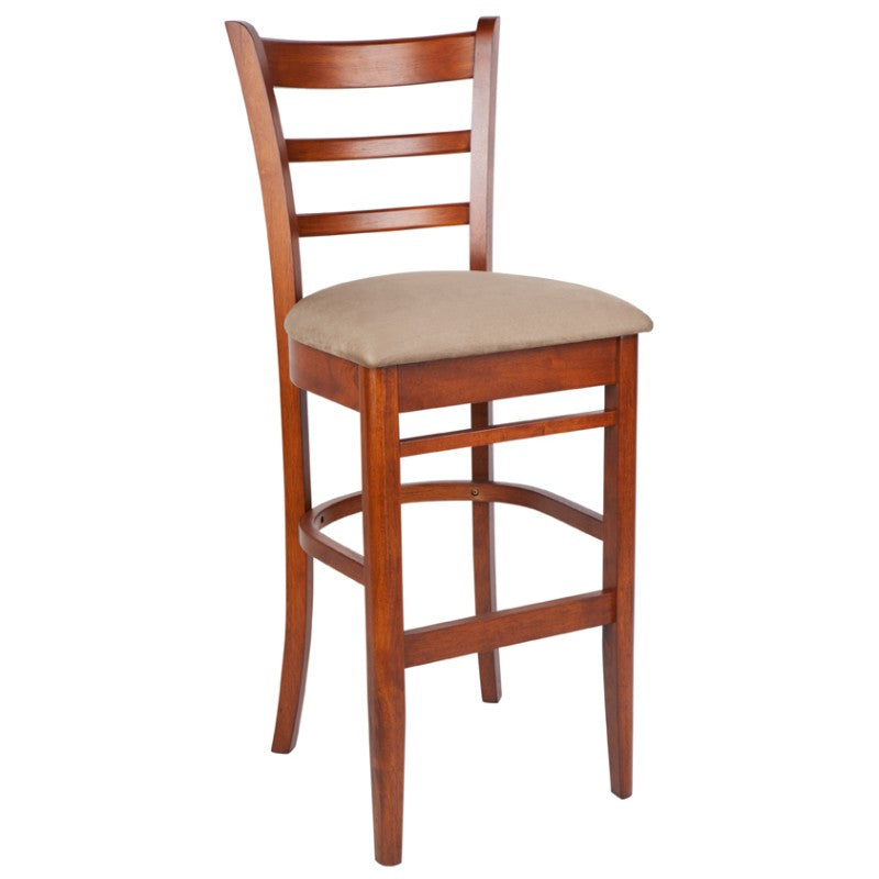 MA Jaguar Bar Stool With Upholstered Seat