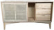 MF Bahamas Solid Oak Timber 2 Rattan Sliding Door 3 Drawer Buffet