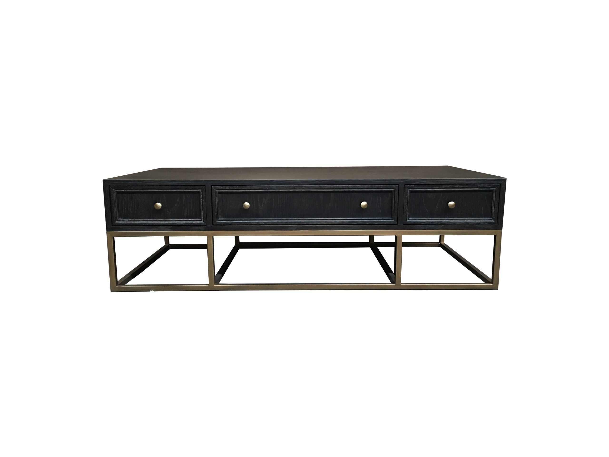 MF Tubetti Metal Base 6-Drawer Coffee Table