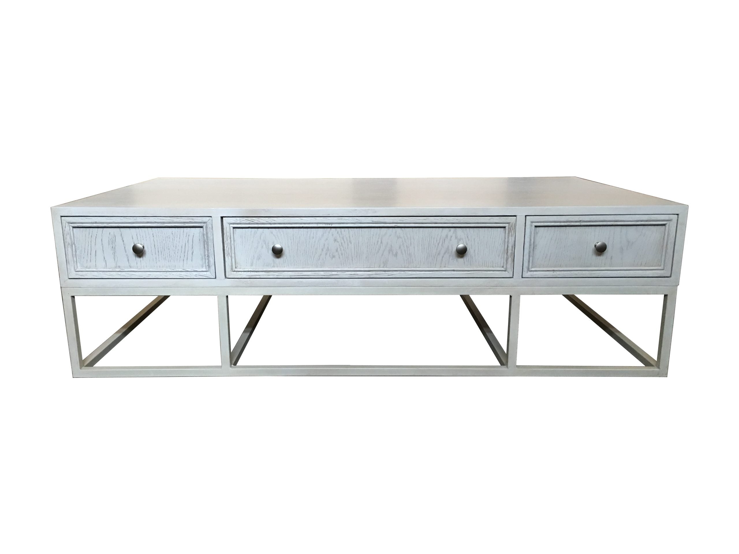 MF Tubetti Metal Base 6-Drawer Coffee Table