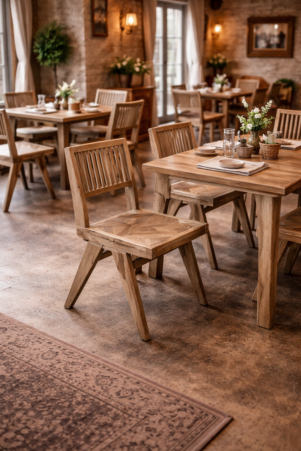 MF Morocco Solid Timber New Dining Chair
