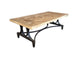 MF Bourke Recycled Elm Timber Metal Base Coffee Table
