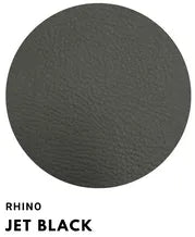 EL Jennitte 3 Seater Recliner Sofa with Power Point & USB Jet Black