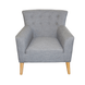 BT Jett Fiesta Fabric Upholstered Timber Leg Armchair