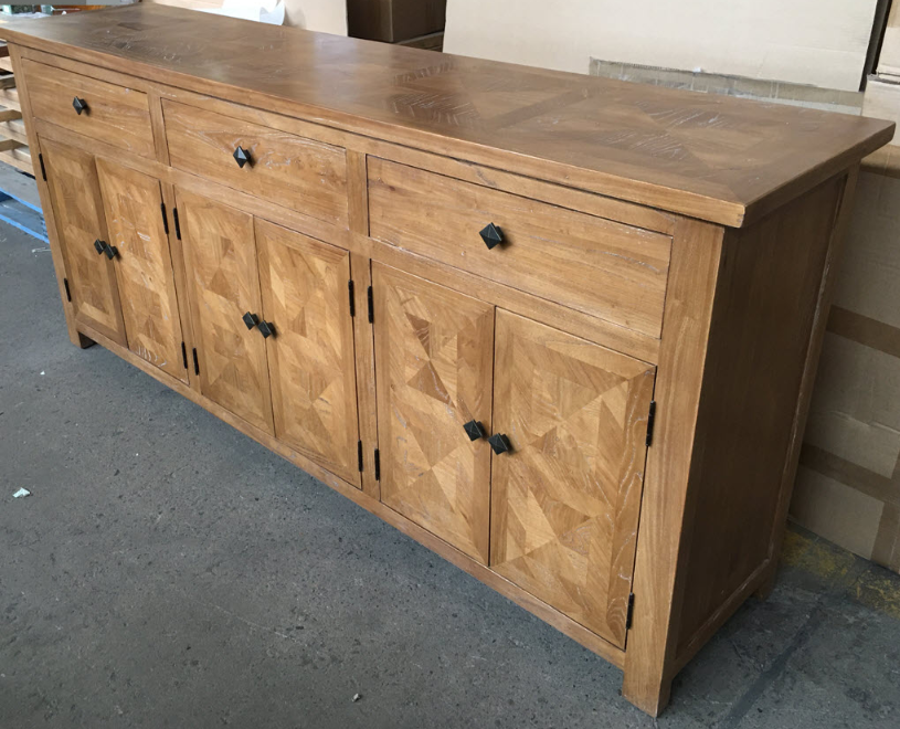 MF Kensington 3 Drawer 6 Door Buffet