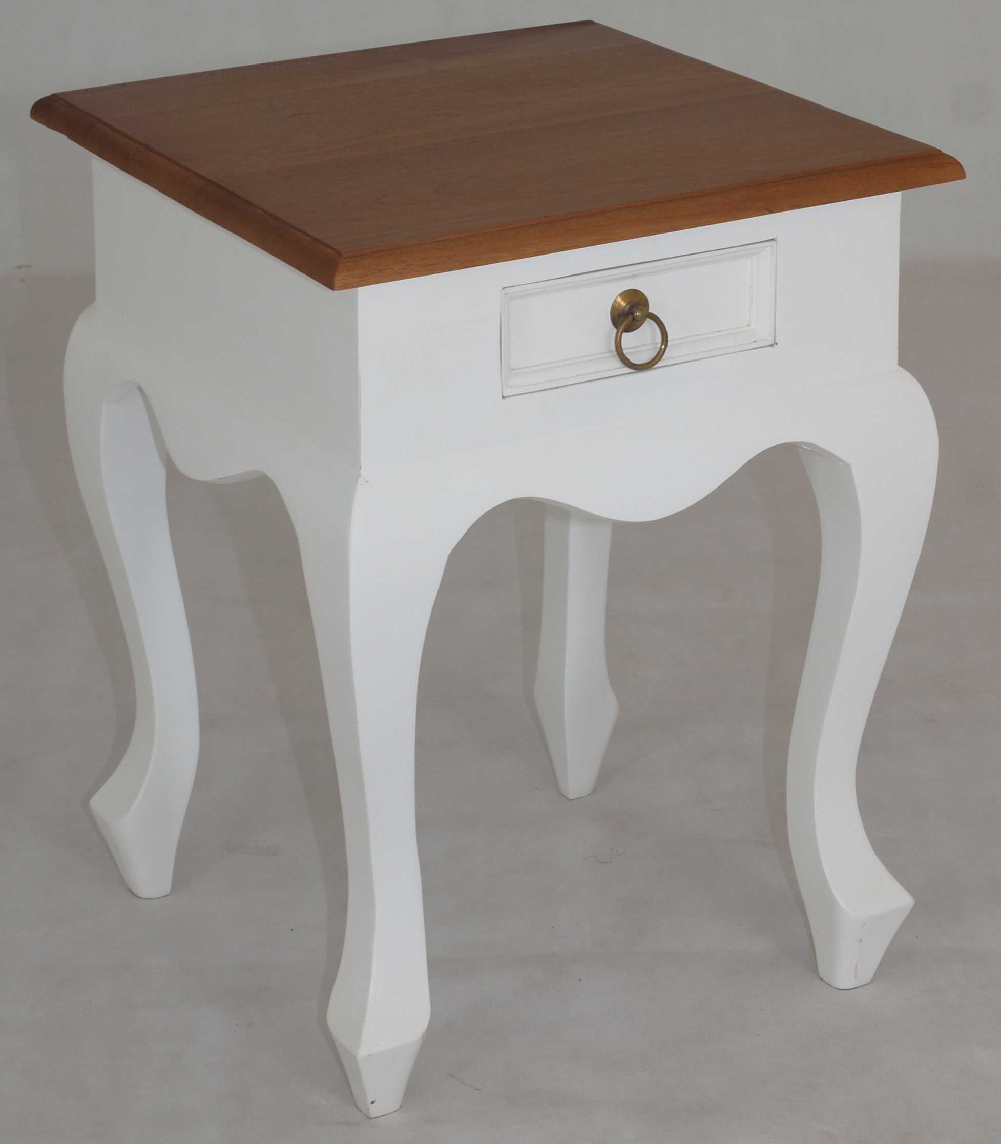 CT Queen Ann 1 Drawer Lamp Table