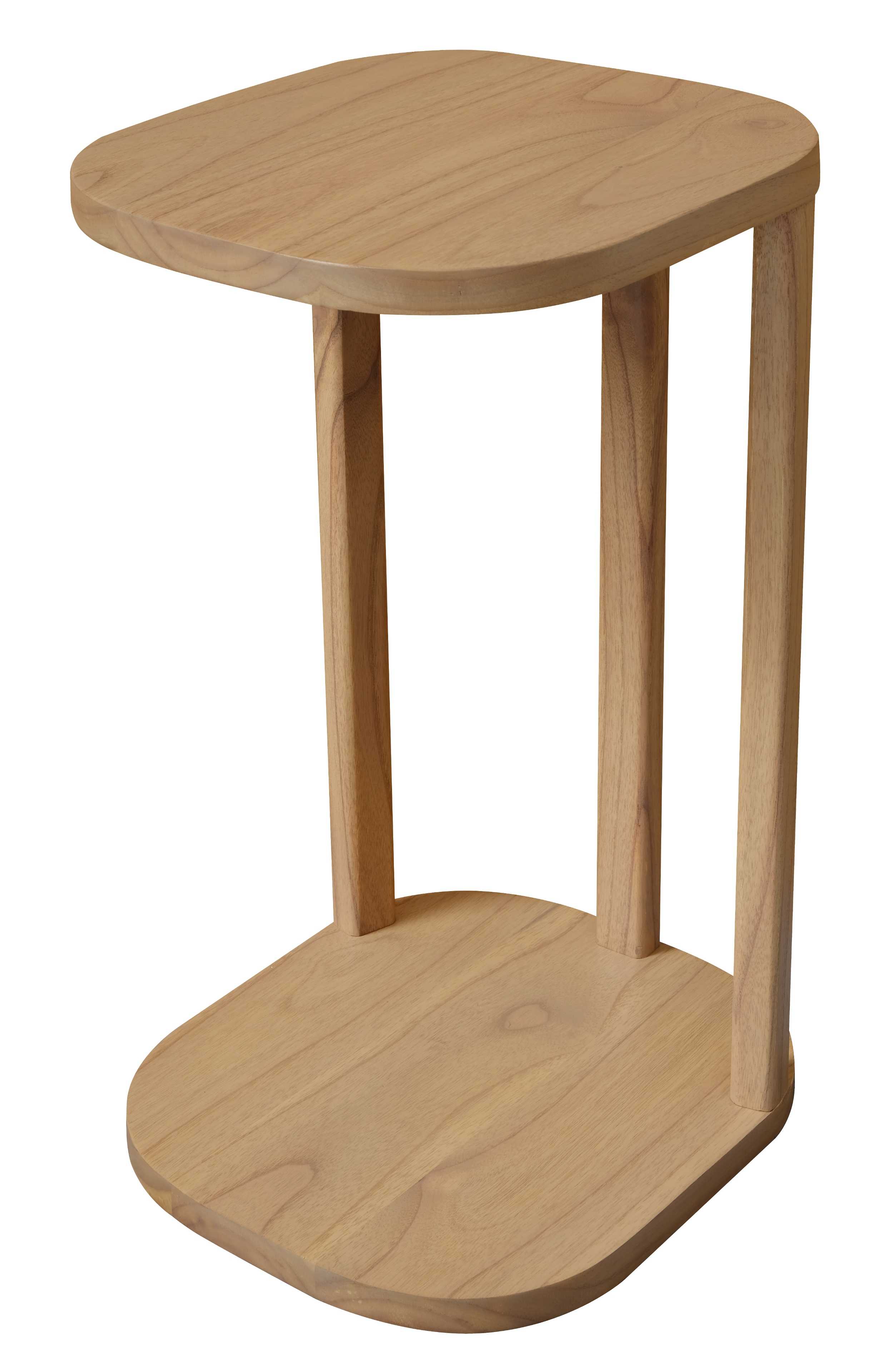CT Oslo Solid Mindi Timber Side Table