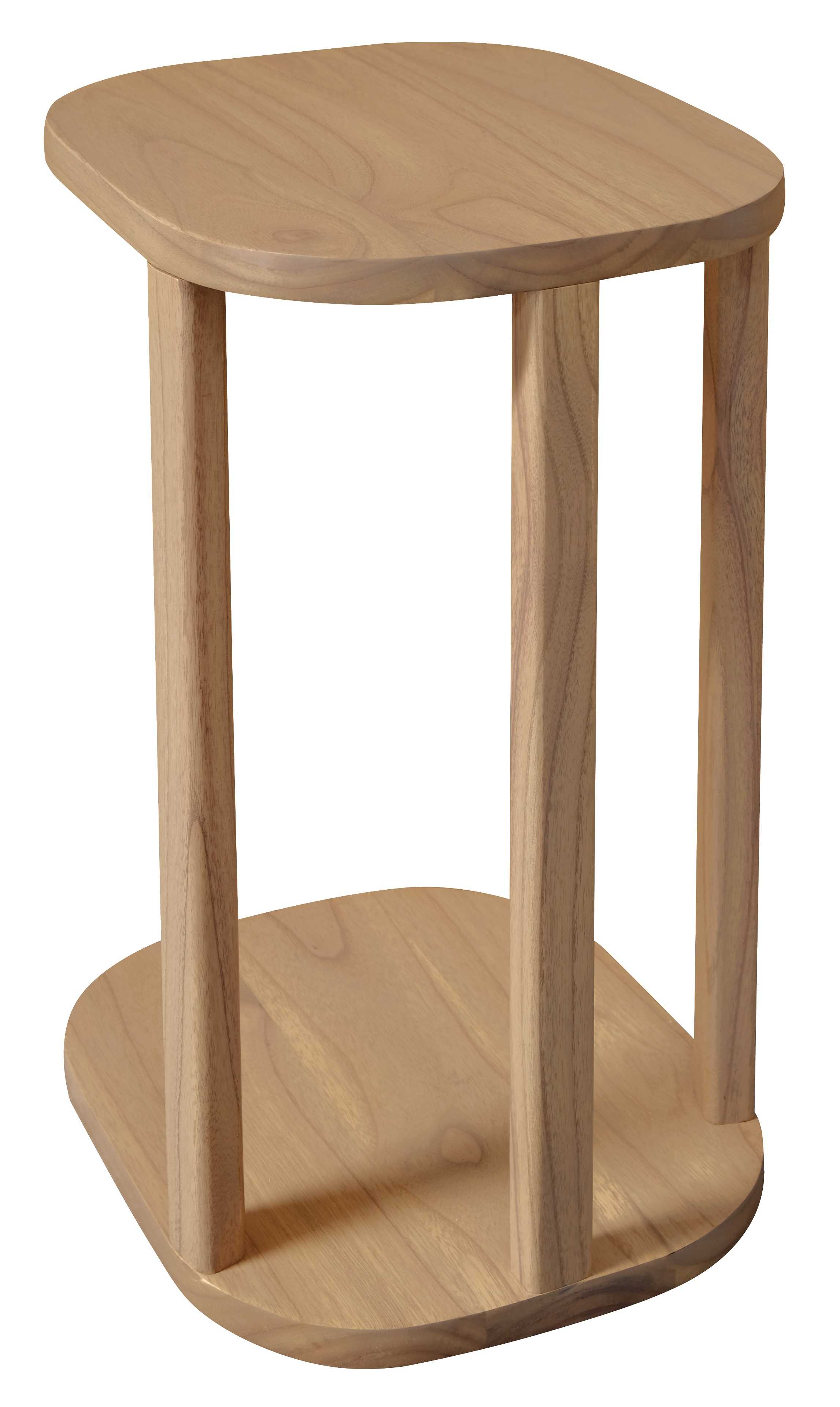 CT Oslo Solid Mindi Timber Side Table