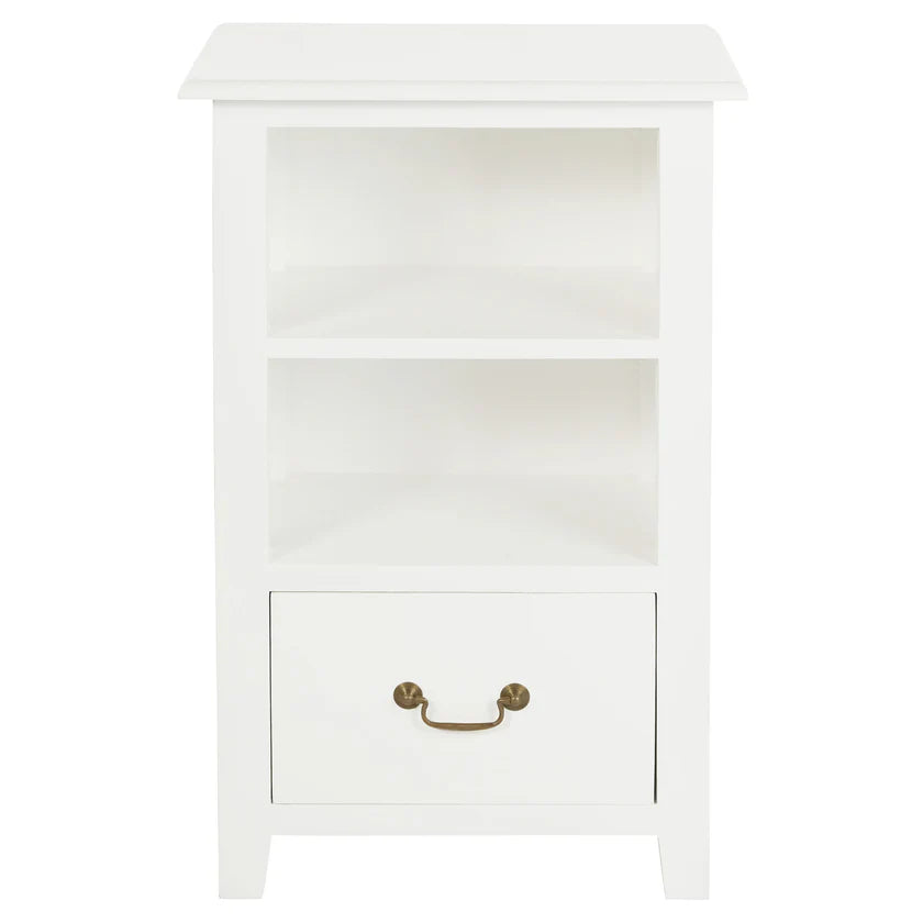 CT Tasmania Solid Timber 1 Drawer Lamp Table