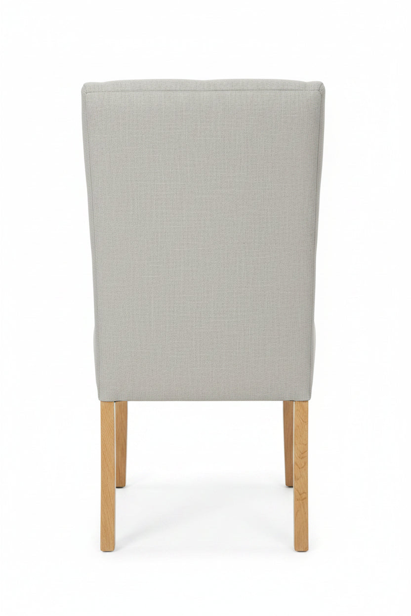 MF Manhattan Fabric Upholstered Timber Leg Dining Chair