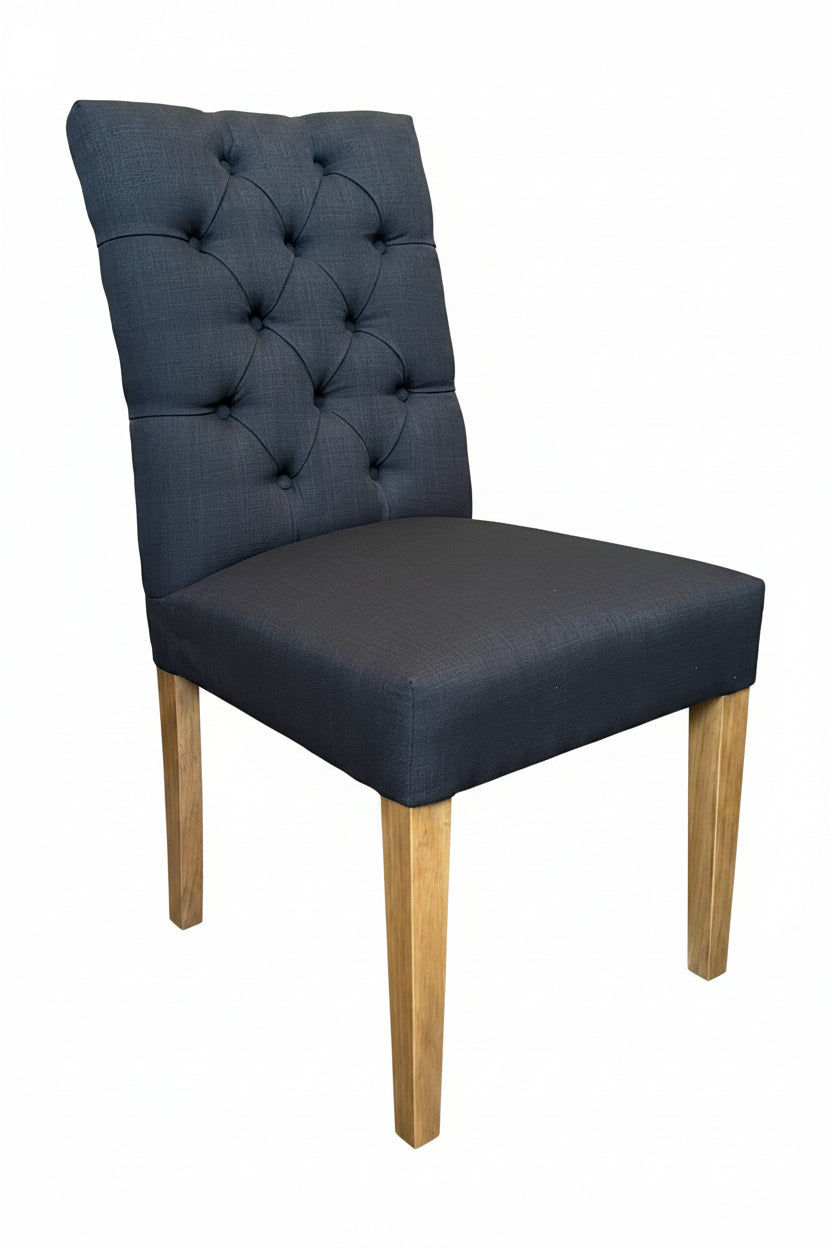 MF Santino Fabric Upholstered Timber Leg Dining Chair