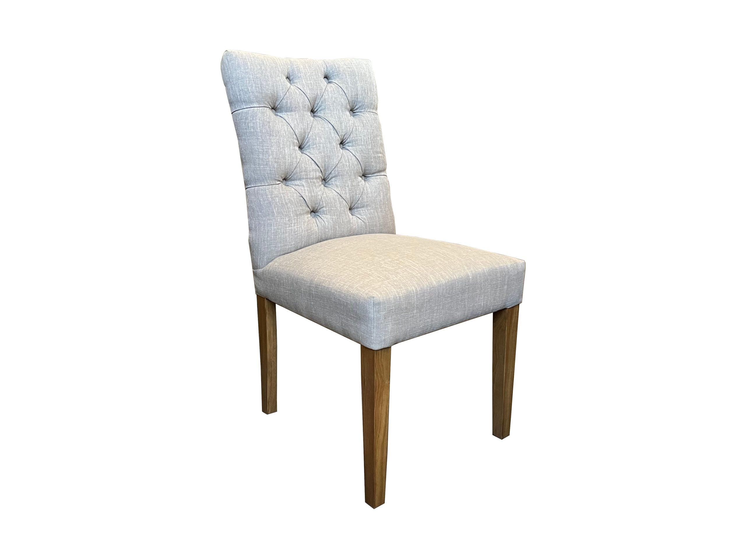 MF Santino Fabric Upholstered Timber Leg Dining Chair