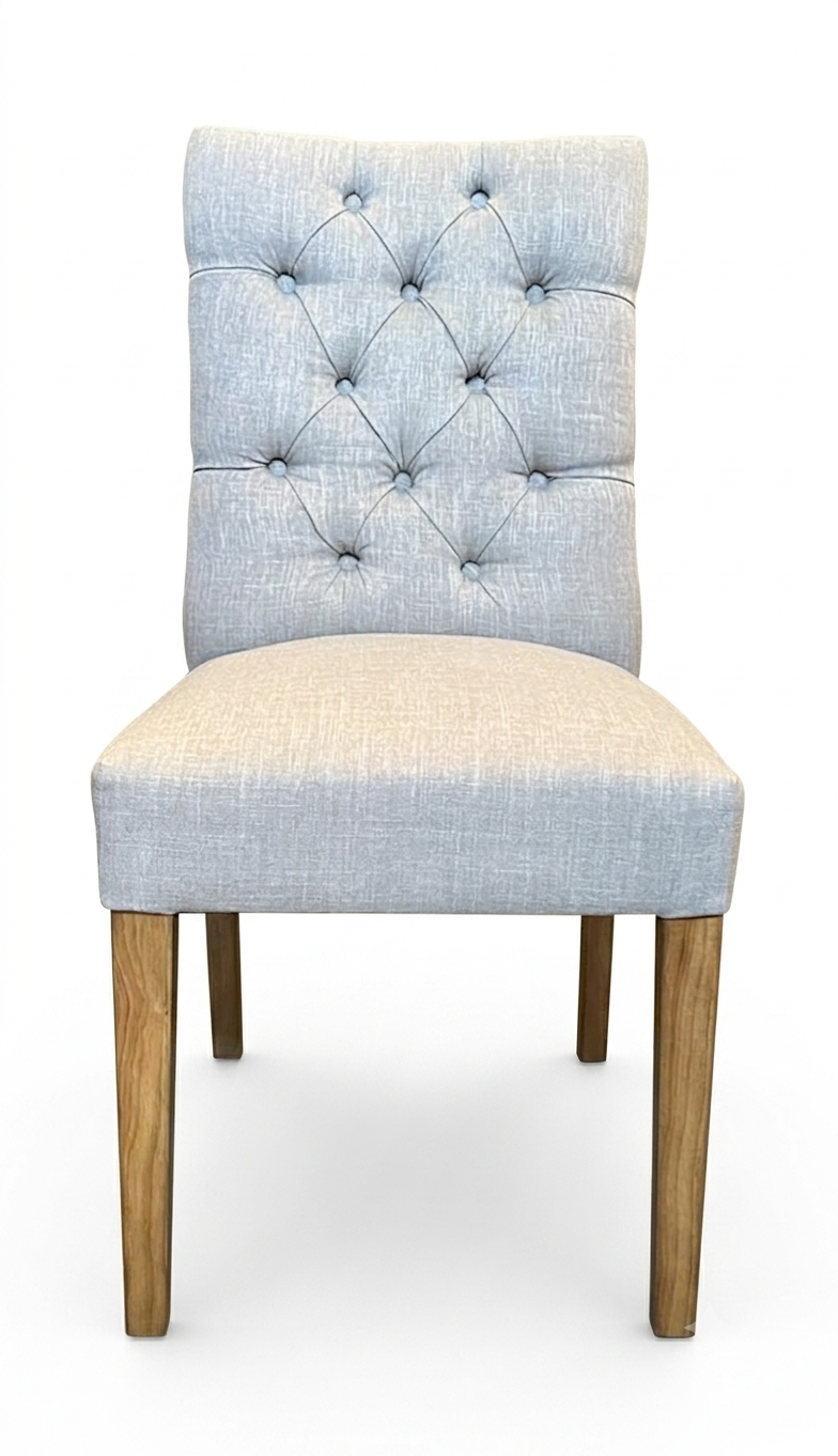 MF Santino Fabric Upholstered Timber Leg Dining Chair