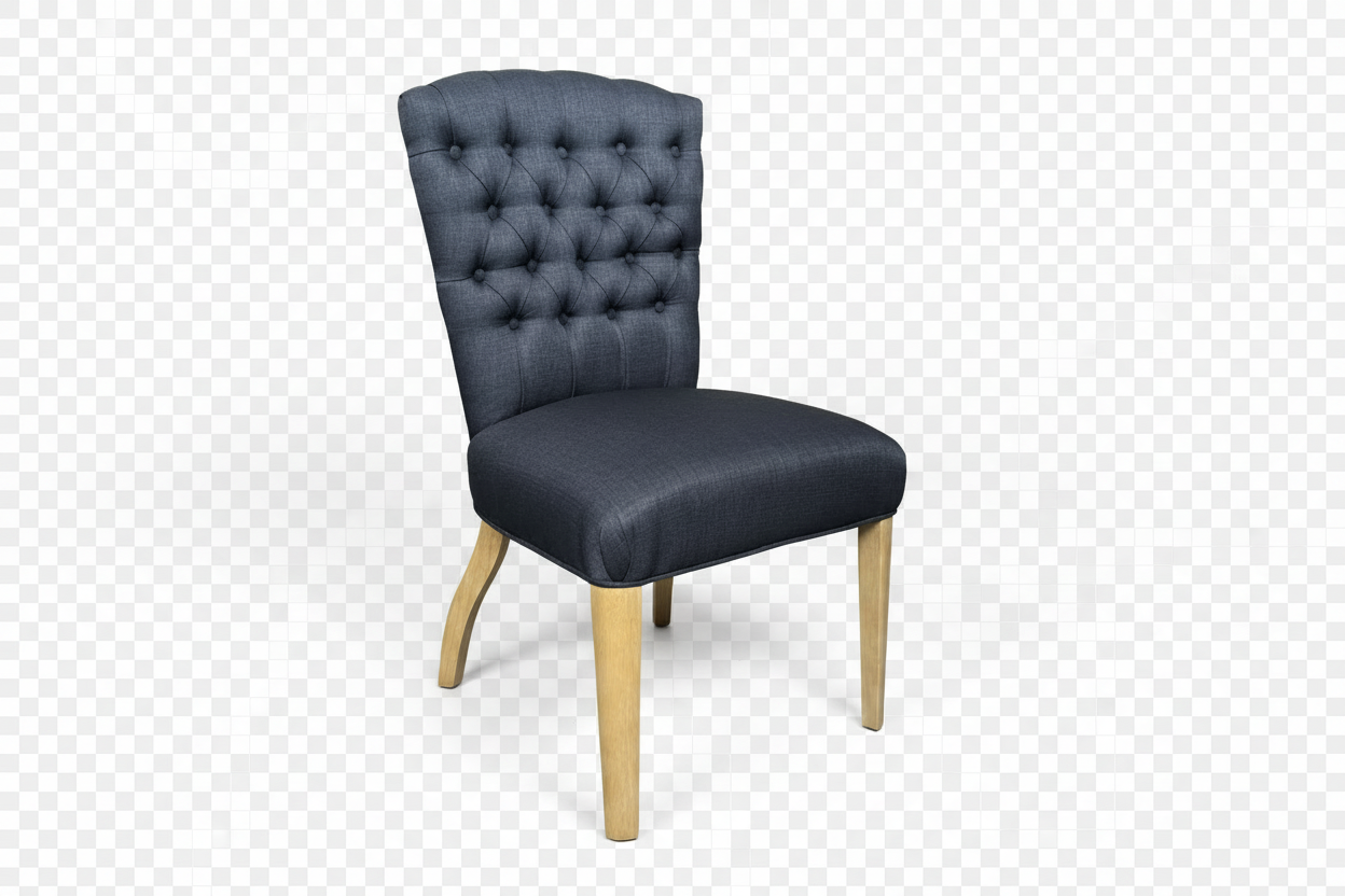MF Dianne Fabric Upholstered Timber Leg Dining Chair