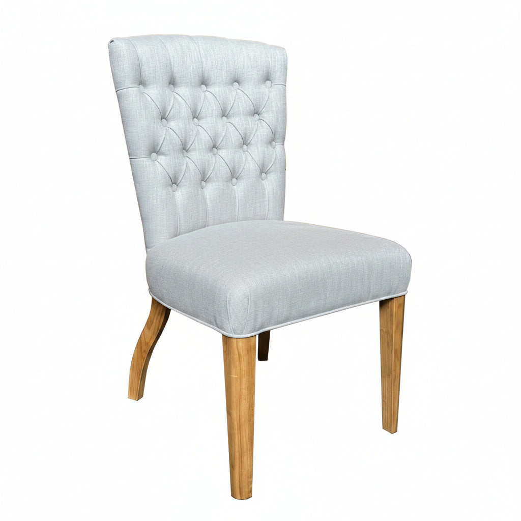 MF Dianne Fabric Upholstered Timber Leg Dining Chair