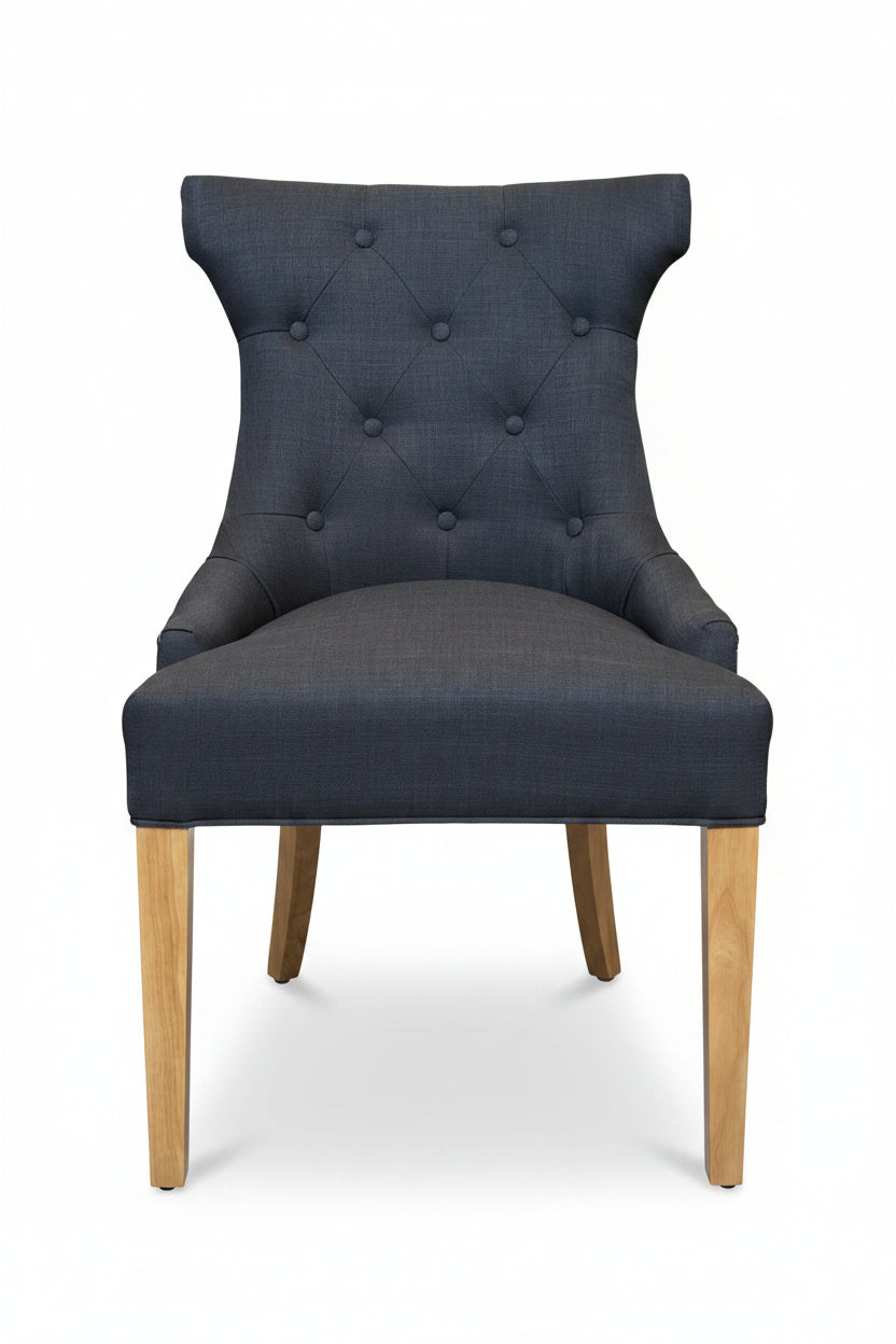 MF Carlos Fabric Upholstered Timber Legs Dining Chair