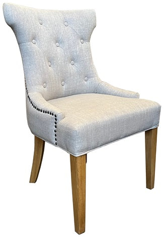 MF Carlos Fabric Upholstered Timber Legs Dining Chair