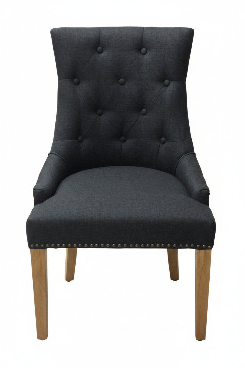 MF Monte Fabric Upholstered Timber Leg Dining Chair