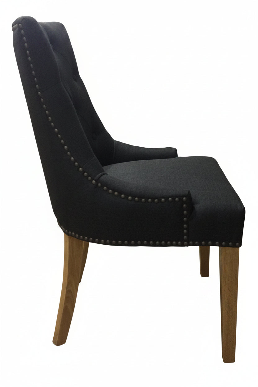 MF Monte Fabric Upholstered Timber Leg Dining Chair