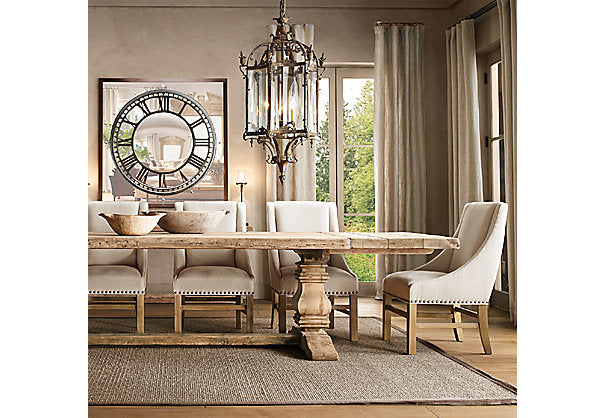 MF Hennessy Fabric Upholstered Timber Leg Dining Chair