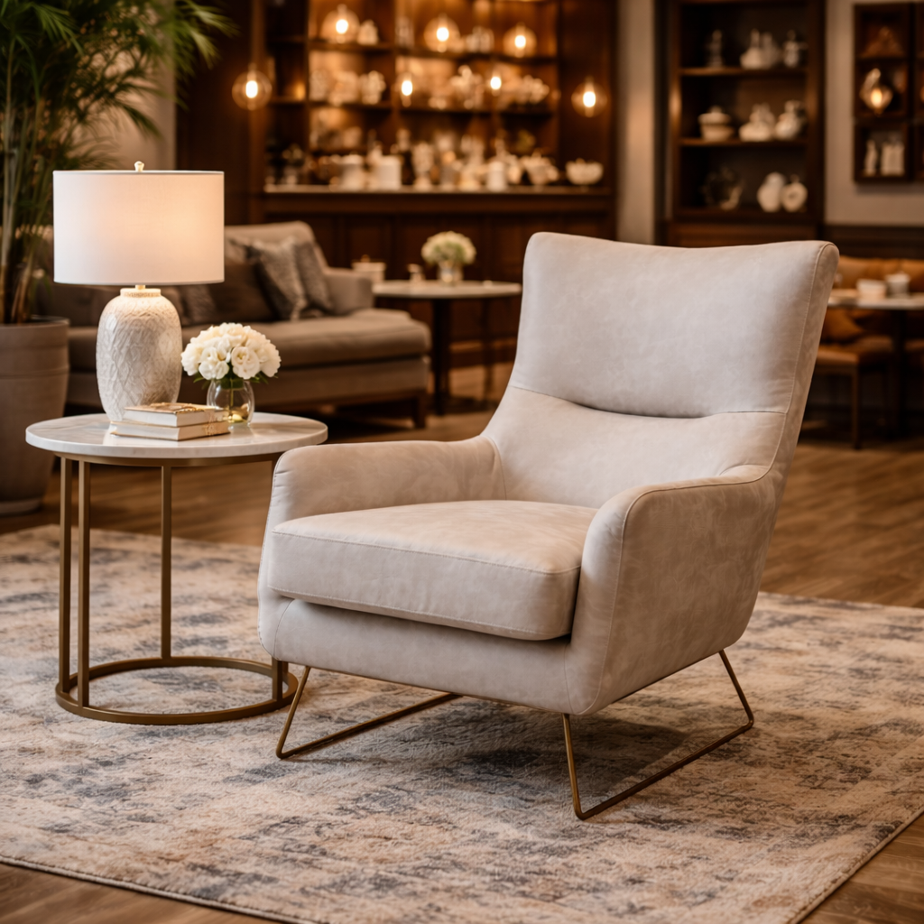 MF Bonn Fabric Upholstered Armchair