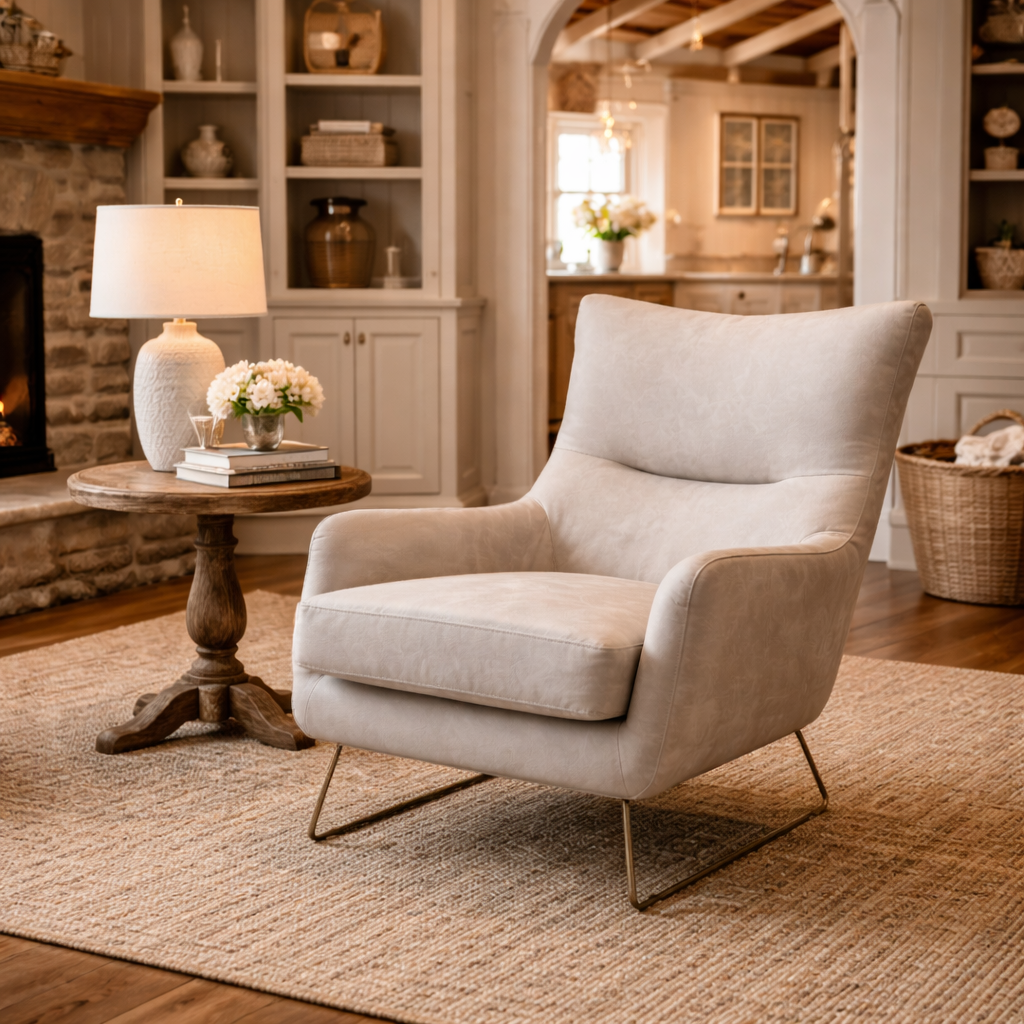 MF Bonn Fabric Upholstered Armchair