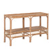 TJ Laguna Rattan Console Table with Shelf