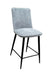 MD Loftus Fabric Upholstered Metal Leg Bar Stool