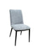 MD Loftus Fabric Upholstered Metal Leg Dining Chair