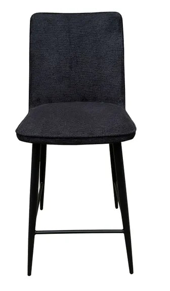 MD Loftus Fabric Upholstered Metal Leg Bar Stool