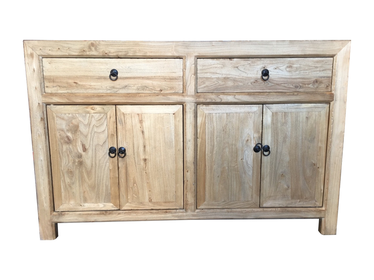 MF Chinese Antique Reproduction Recycled Timber 2 Drawer 4 Door Sideboard