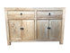 MF Chinese Antique Reproduction Recycled Timber 2 Drawer 4 Door Sideboard