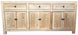 MF Chinese Antique Reproduction Recycled Timber 3 Drawer 6 Door Sideboard