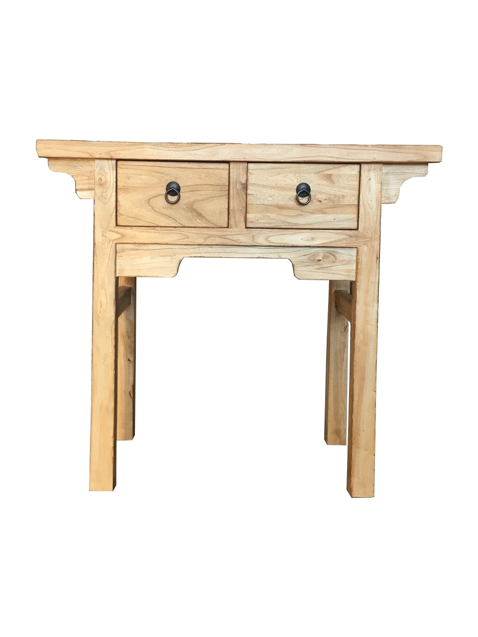MF Chinese Antique Reproduction Recycled Timber 2 Drawer Hall Table