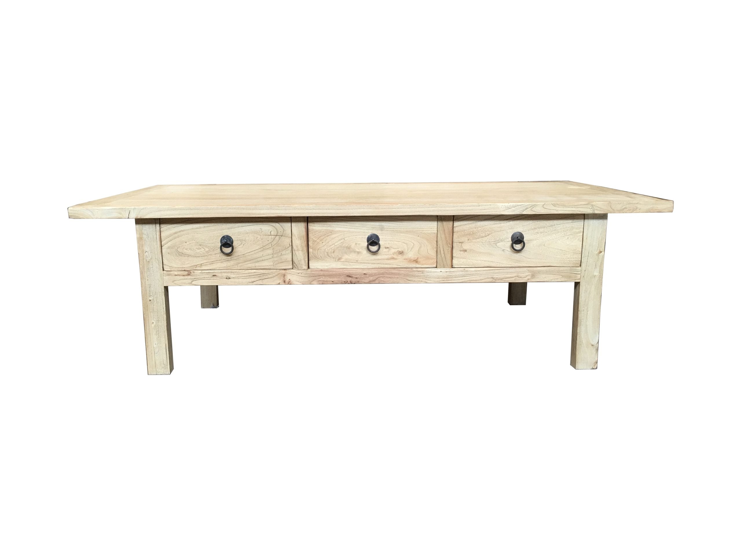 MF Chinese Antique Reproduction Recycled Timber 6 Drawer Coffee Table