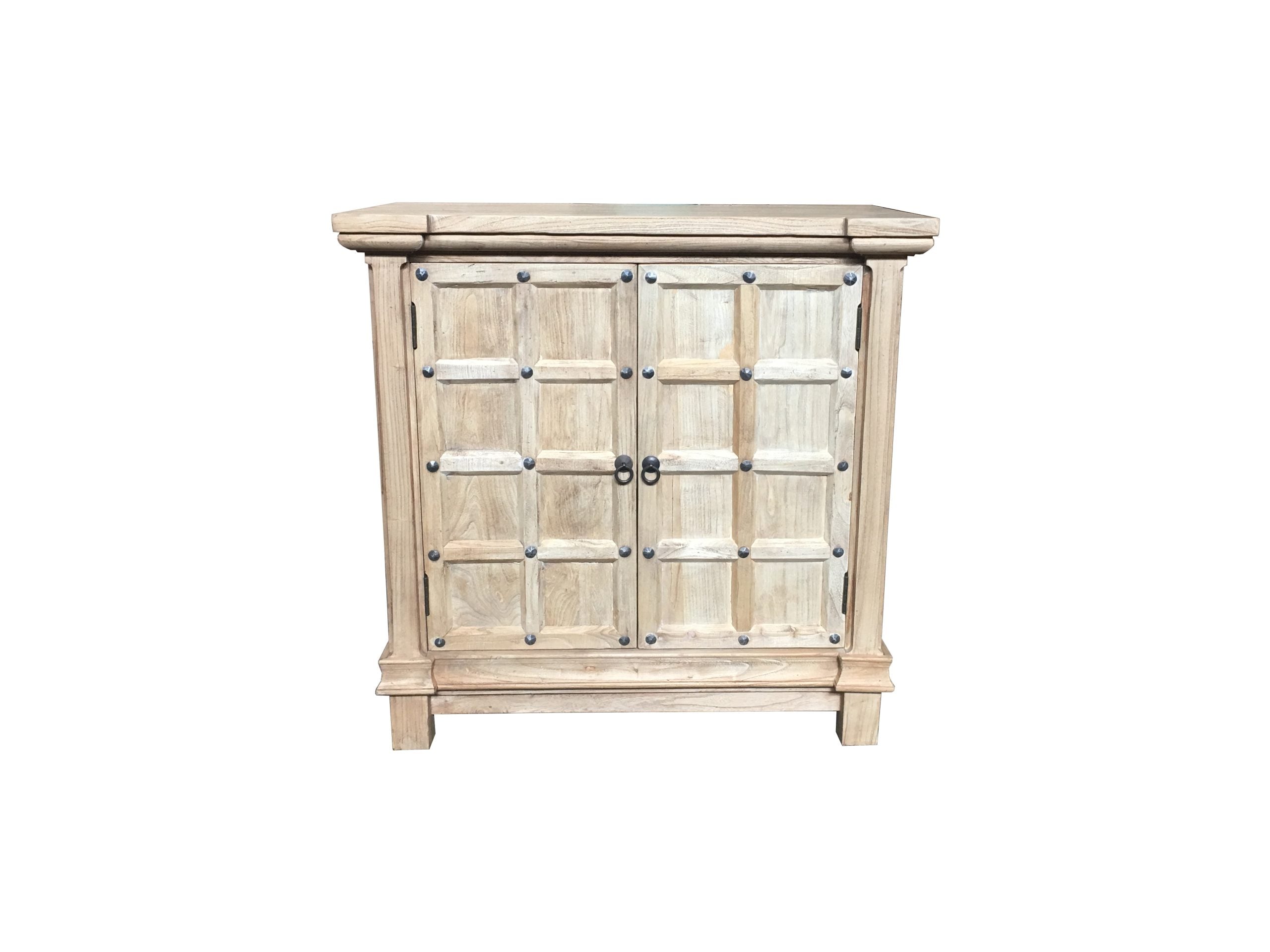 MF Chinese Antique Reproduction Recycled Timber 2 Door Cabinet