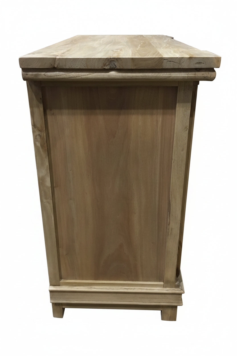 MF Chinese Antique Reproduction Recycled Timber 4 Door Buffet - 160cm