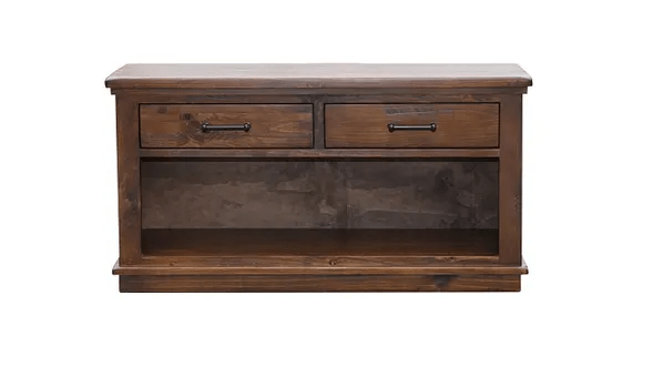 MD Pontoise Solid Timber 2 Drawer Sofa Table