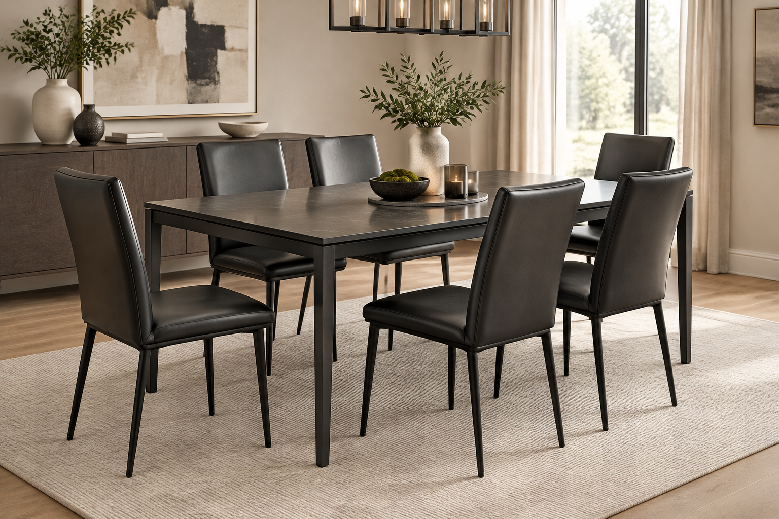 MD Chelles PU Upholstered Dining Chair