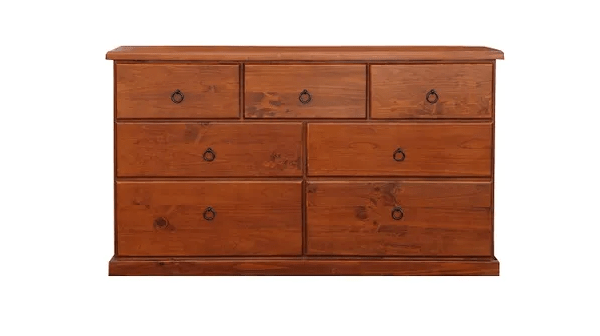 MD Mana Solid Timber 7 Drawer Chest