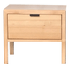 MD Gagny Solid Timber Bedside Table with a Drawer