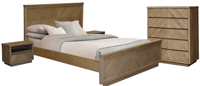 MD Dole Eucalyptus Hardwood Bed Frame