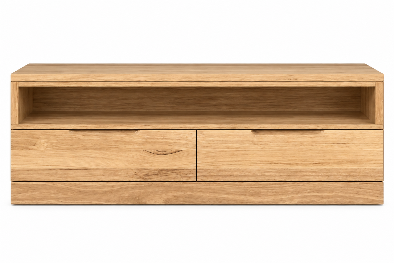 MD Malhouse Solid Timber Coffee Table with 2 Drawers & 1 Niche